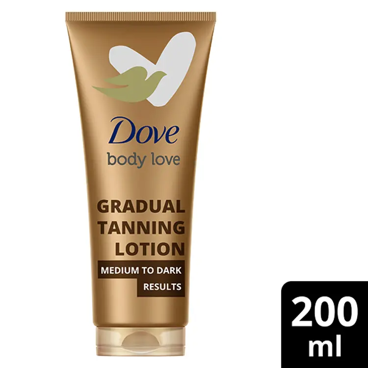 Dove Summer Revived Medium to Dark Itseruskettava  luonnollinen hehku   200 ml