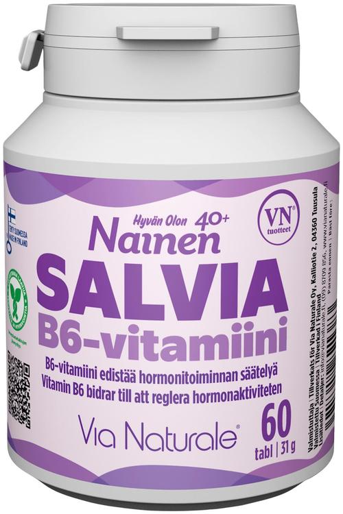 Hyvän Olon Nainen 40+ Salvia+B6 vitamiini 60 tabl Via Naturale