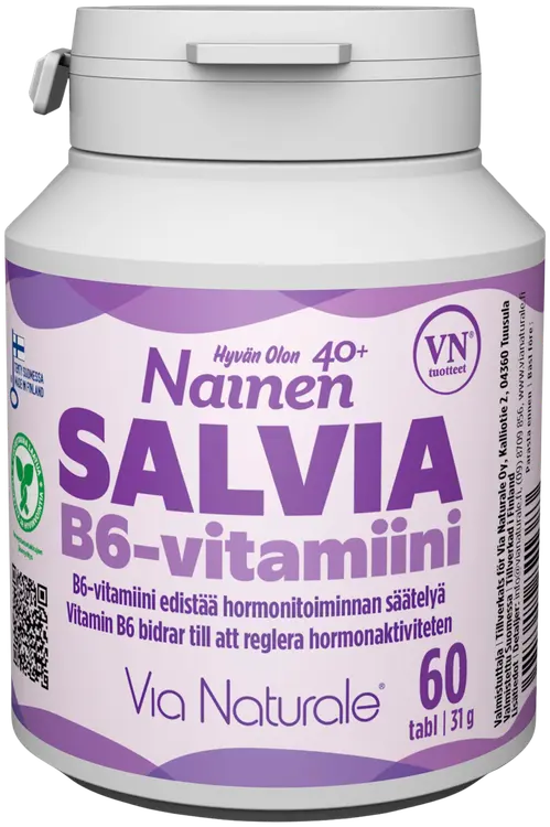 Hyvän Olon Nainen 40+ Salvia+B6 vitamiini 60 tabl Via Naturale
