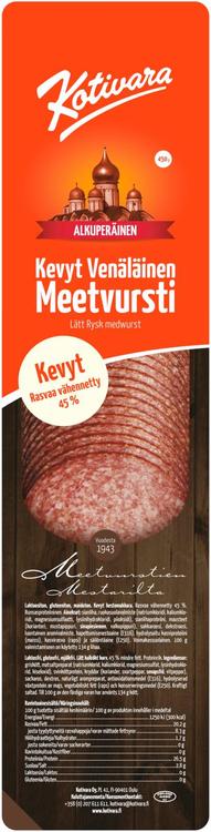 Kotivara Kevyt Venäläinen meetvursti 450 g
