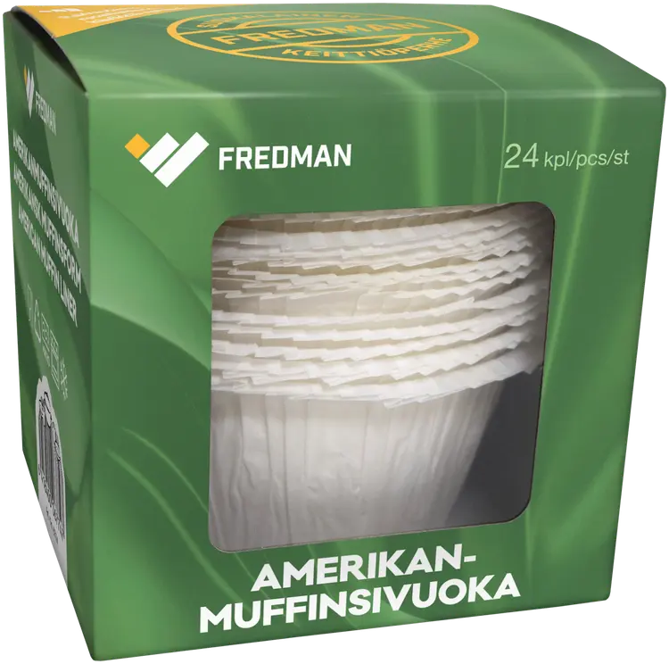Fredman Amerikanmuffinsivuoka 24kpl