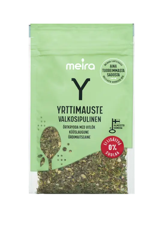 Meira Yrttimauste valkosipulinen ei lisättyä suolaa13g