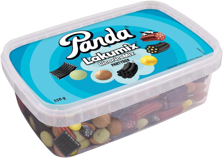 Panda LakuMix partybox lakritsisekoitus 550g