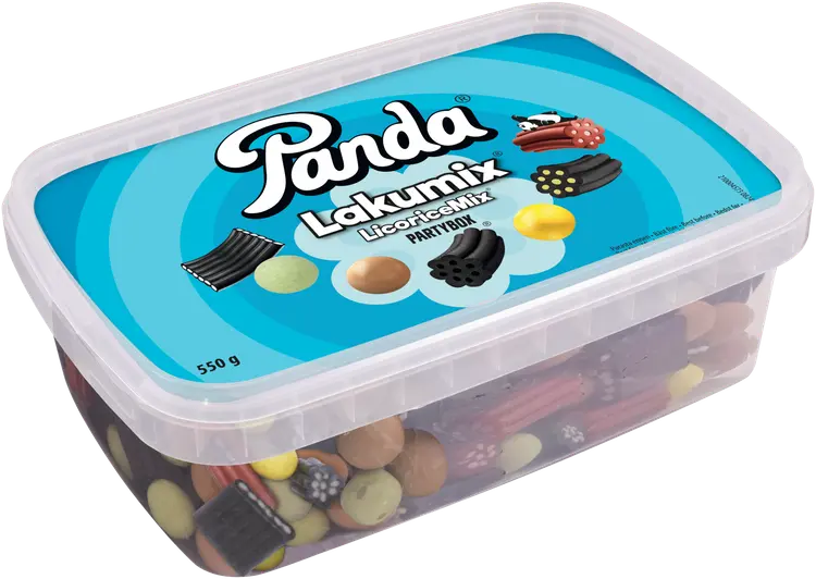 Panda LakuMix partybox lakritsisekoitus 550g