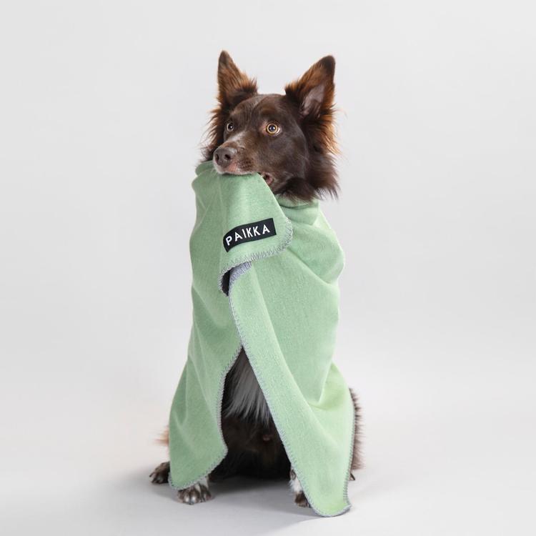 PAIKKA Recovery palauttava viltti green 70x100cm