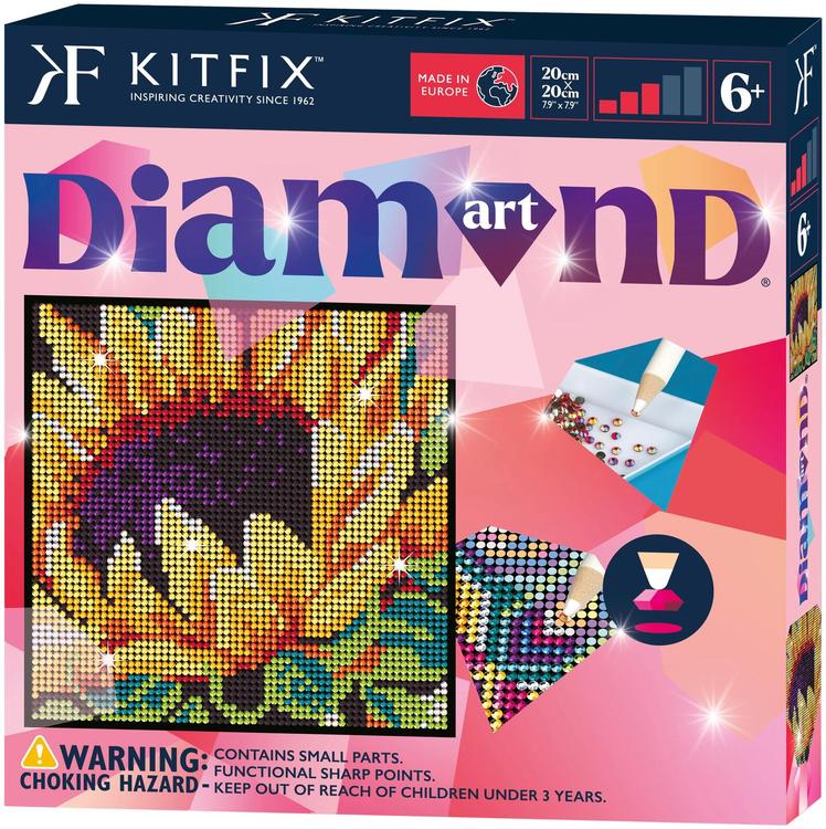 Kitfix Timanttimaalaus Auringonkukka
