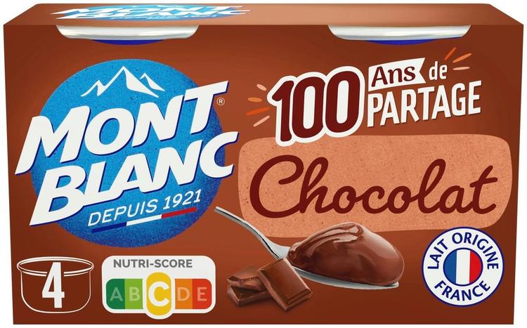 Mont Blanc Creme Dessert suklaavanukas 4x125g