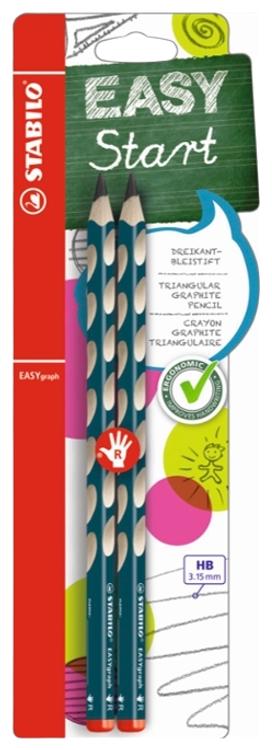 Harilik pliiats, easygraph, hb, 2 tk, va