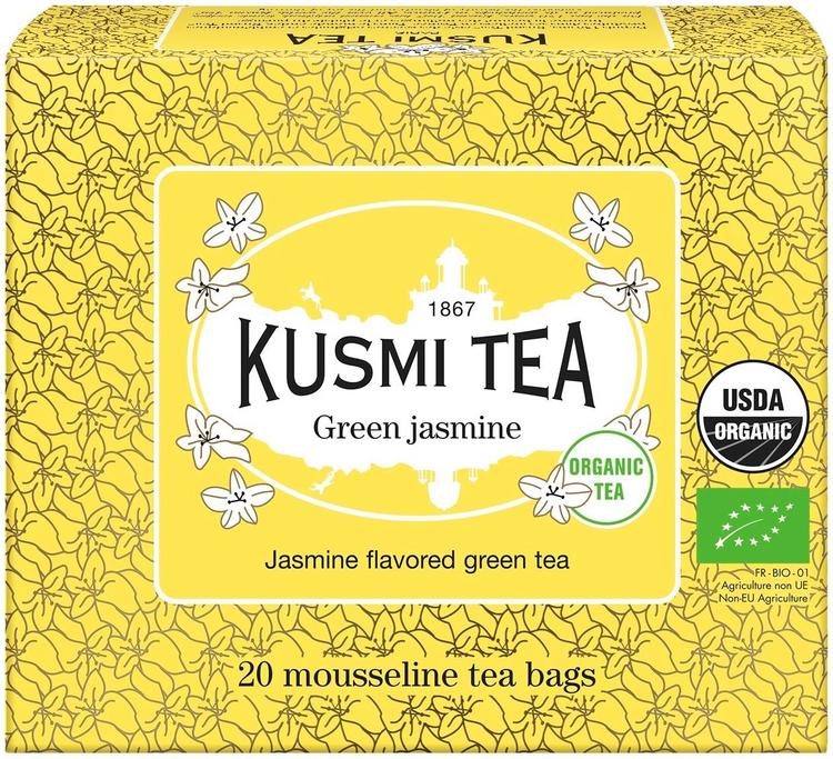 Kusmi Luomu Green Jasmine vihreä tee 20 pussia