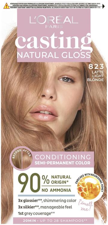 L'Oréal Paris Casting Natural Gloss 823 Latte Light Blonde