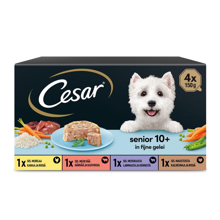 Cesar Senior hyytelölajitelma 4x150g