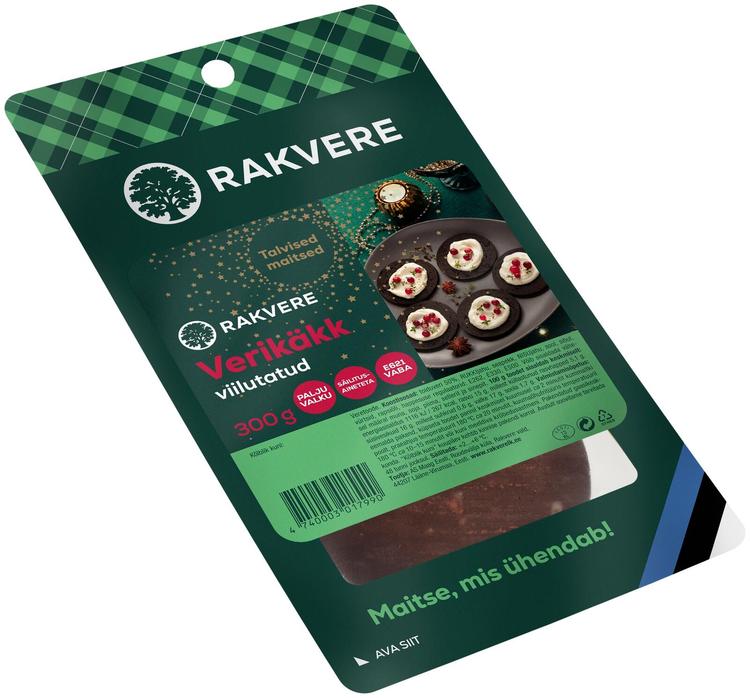 Rakvere Verikäkk Viilutatud 300G