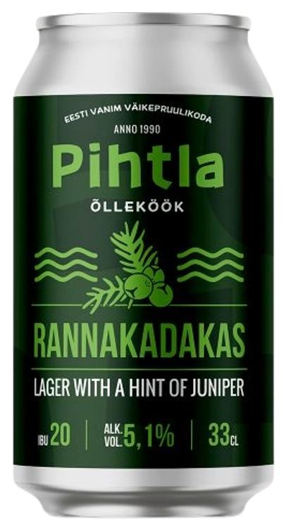 Pihtla õlleköök Rannakadakas õlu 5,1%vol 330ml