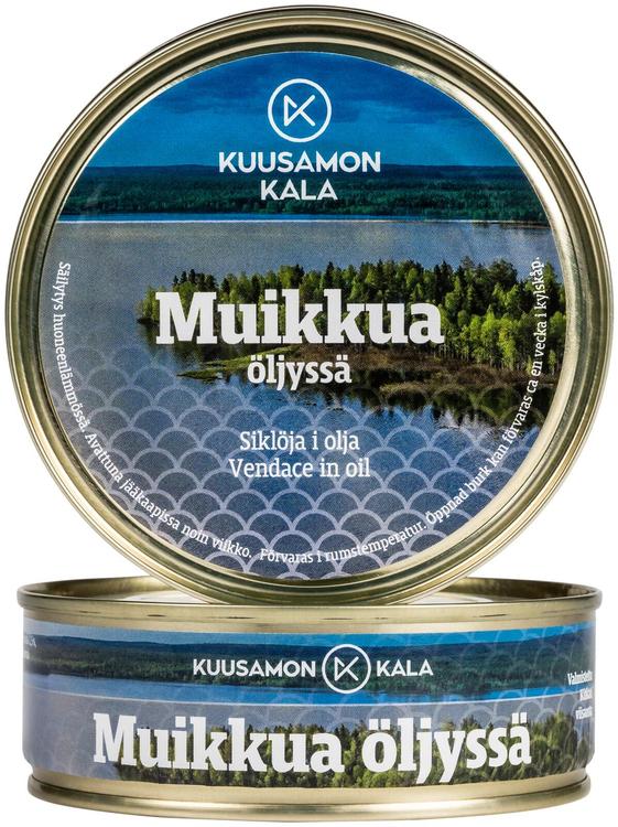 Kuusamon kala Muikkua öljykastikkeessa 190/170g