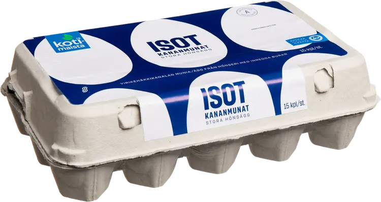 Kotimaista isot kananmunat L15 1020 g