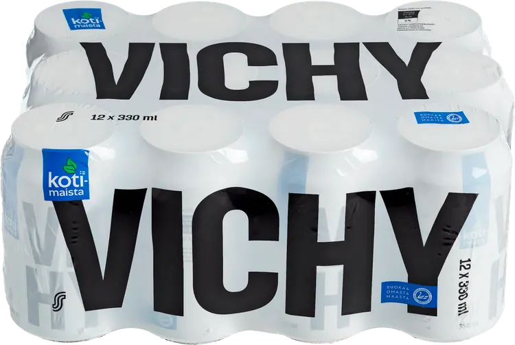 12 x Kotimaista Vichy kivennäisvesi 0,33l