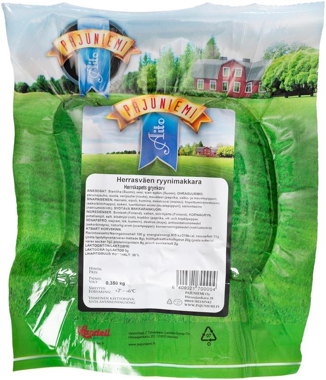 Pajuniemi Herrasväen Ryynimakkara 350g