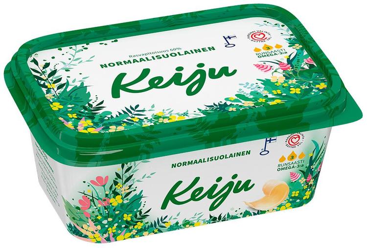 Keiju Normaalisuolainen margariini 60 400 g