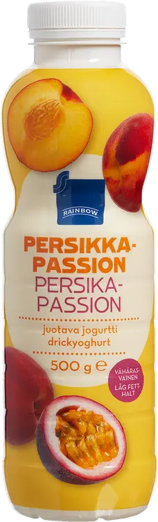 Rainbow juotava persikka-passionjogurtti 500 g
