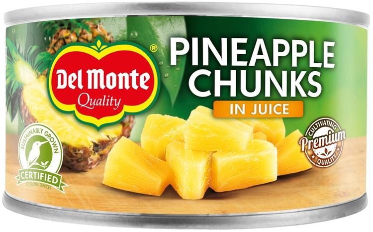 Del Monte ananassitükid, 230/140 g