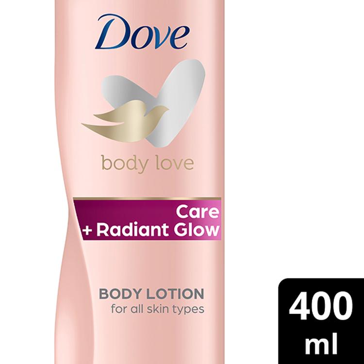 Dove Care + Radiant Glow Vartalovoide Tuo iholle hehkua ensimmäisestä käyttökerrasta lähtien 400 ML