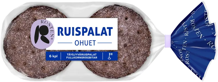 Rosten Ohuet Ruispalat 6 kpl/225 g