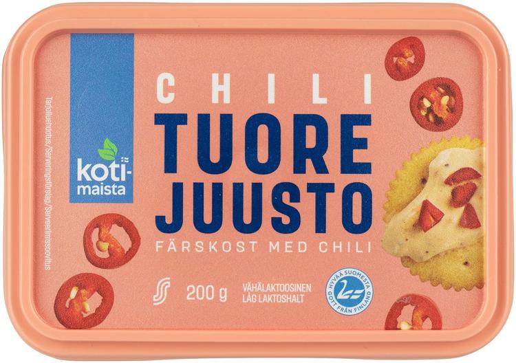Kotimaista Tuorejuusto chili 200g
