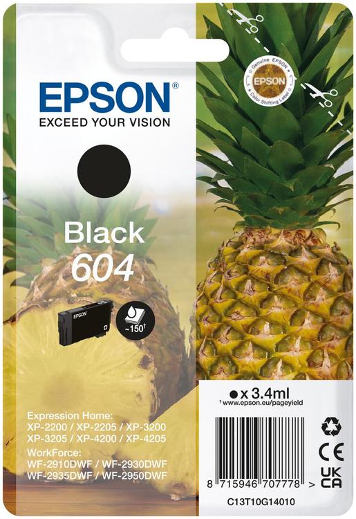 Epson mustepatruuna 604 musta