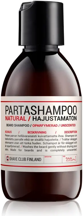 Shave Club Finland partashampoo natural 200ml