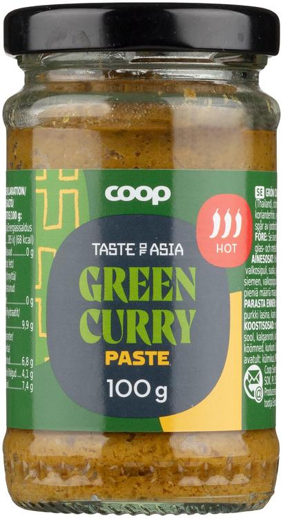 Coop Taste of Asia vihreä currytahna 100 g