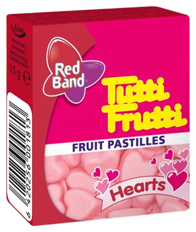 Tutti-Frutti Hearts pastillid 15 g