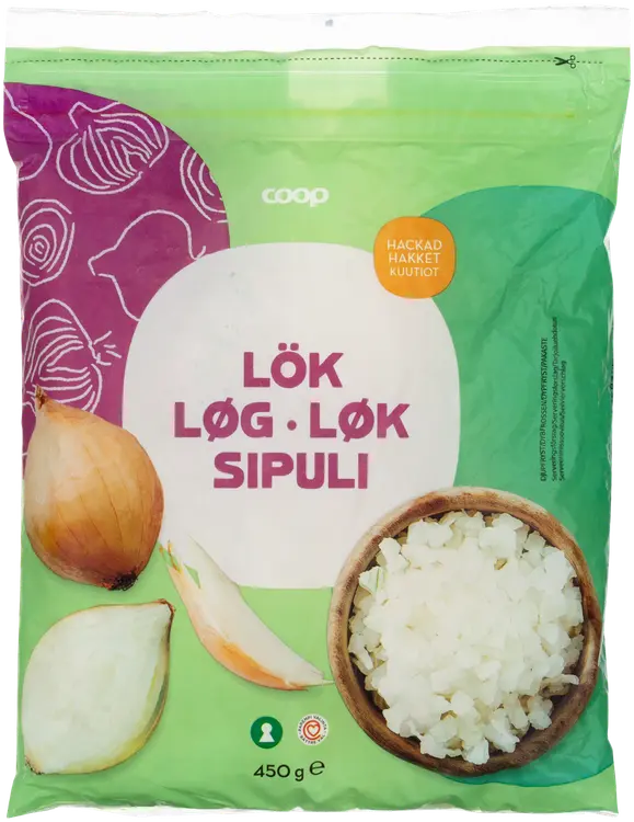 Coop sipulikuutiot 450 g pakaste