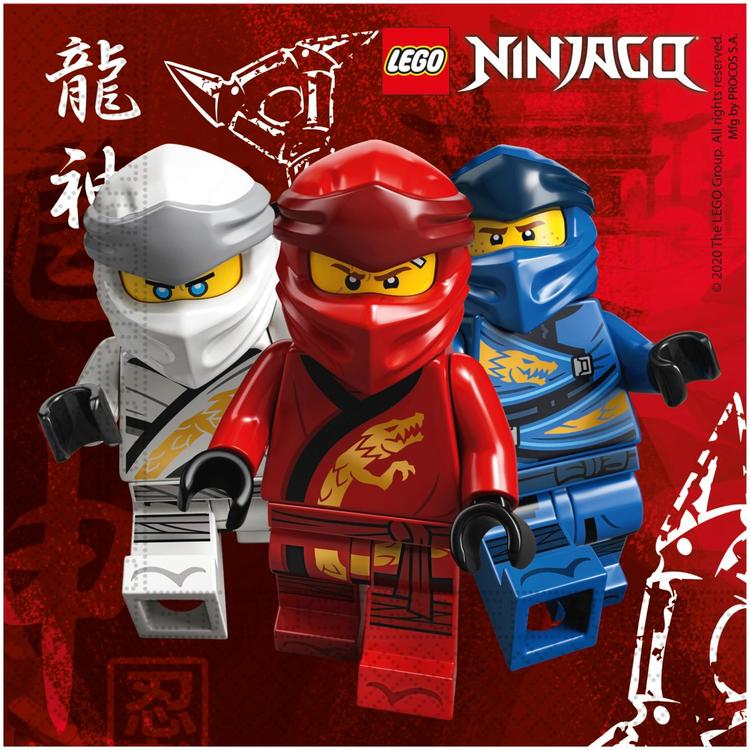 Lego ninjago lautasliina 33 cm
