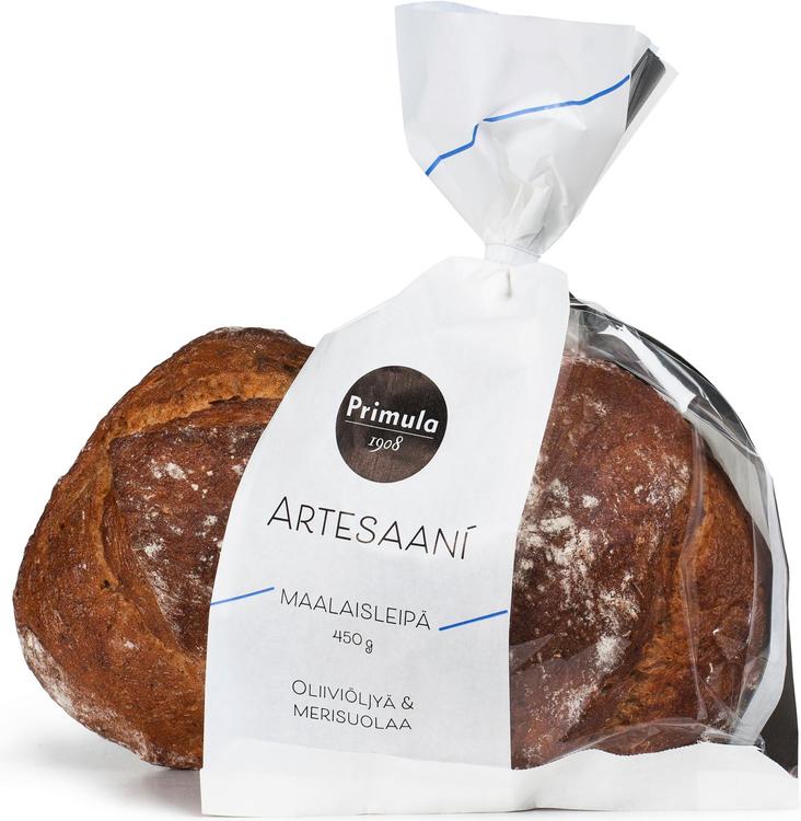 Primula Artesaani Maalaisleipä 450g sekaleipä