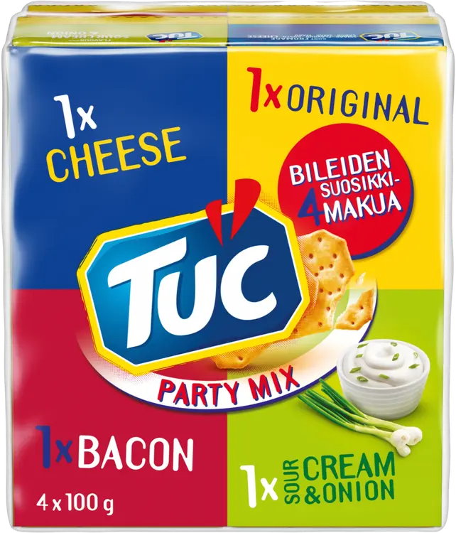LU TUC Party Mix suolakeksi 400g