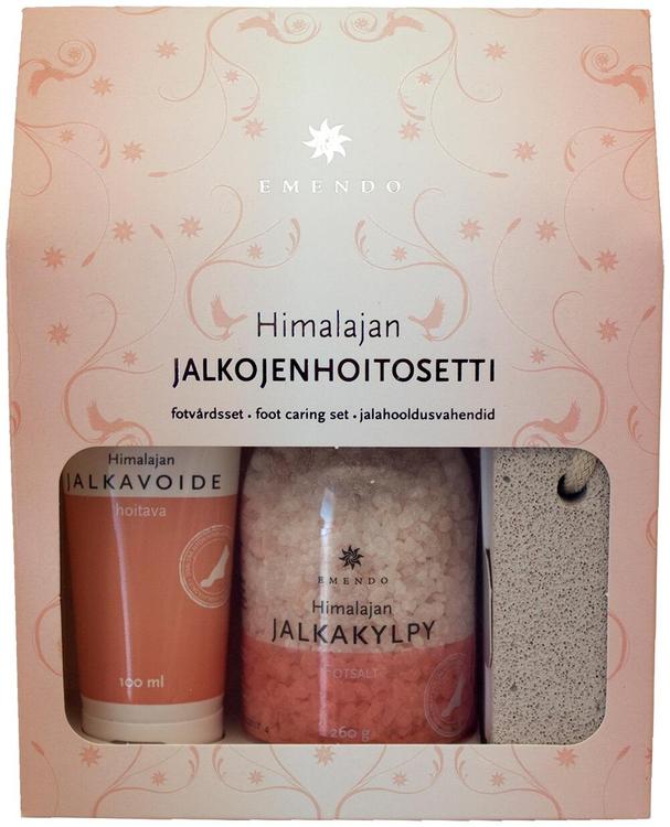Himalajan jalkojenhoitosetti