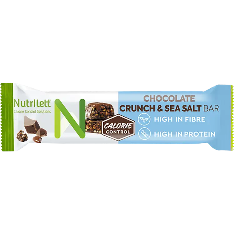 Nutrilett Chocolate Crunch & Sea Salt bar suklaacrunch atreriankorvikepatukka 60g