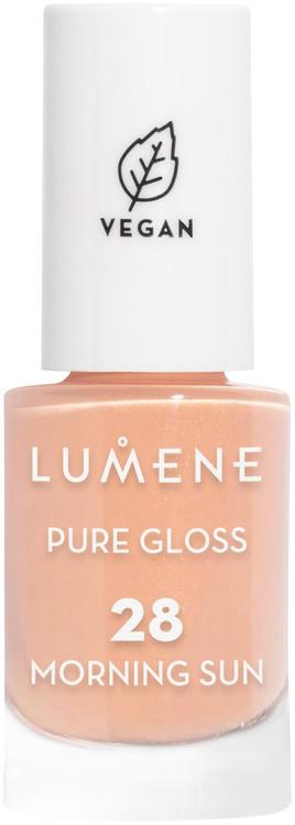 Lumene Pure Gloss Kynsilakka 28 Aamuaurinko 5 ml