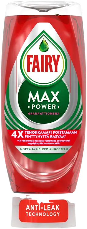 Fairy Max Power Granaattiomena 450ml astianpesuaine