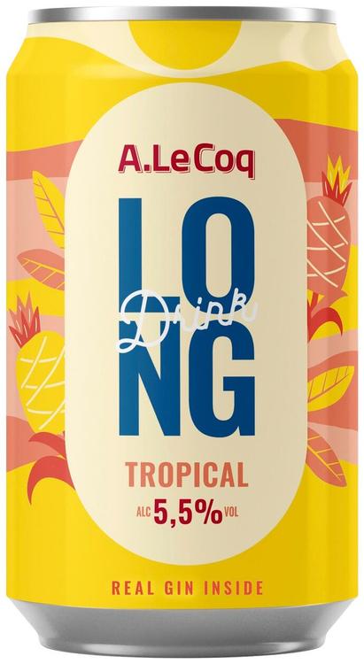 A. Le Coq Long Drink Tropical 5,5%vol muu alkohoolne jook 330ml