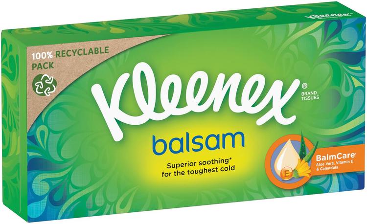 Kleenex 64 kpl Paperinenäliina Balsam