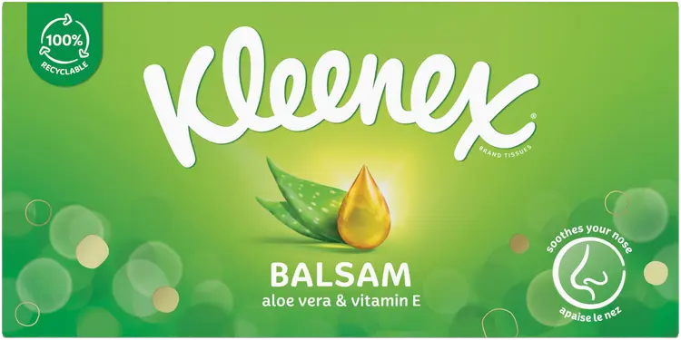 Kleenex 64 kpl Paperinenäliina Balsam