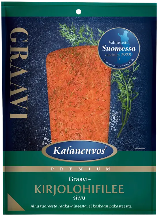 Kalaneuvos Graavikirjolohifilee siivu vak 150g