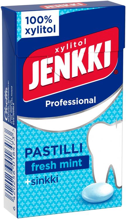 Jenkki Professional Fresh mint +sinkki täysksylitolipastilli 34g