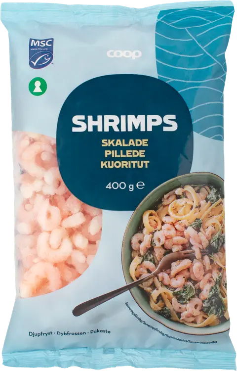 Coop kuoritut katkaravut 400 g pakaste