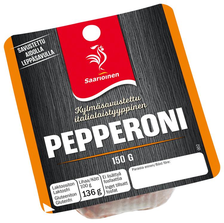 Saarioinen Pepperoni viipale, kestomakkara 150g