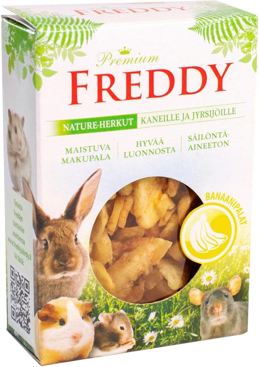 Freddy 45g Premium Nature-herkut Banaanipalat