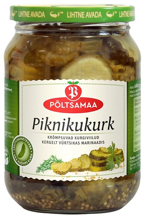 Põltsamaa Piknikukurk (viil) 680g