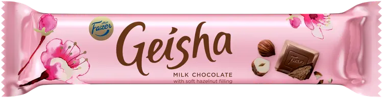 Fazer Geisha hasselpähkinänougat suklaapatukka 37g