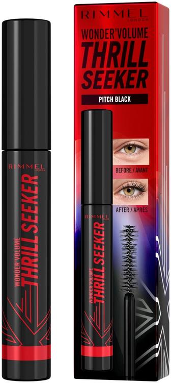 Rimmel Wonder'Volume Thrill Seeker Mascara 8 ml 004 Pitch Black ripsiväri